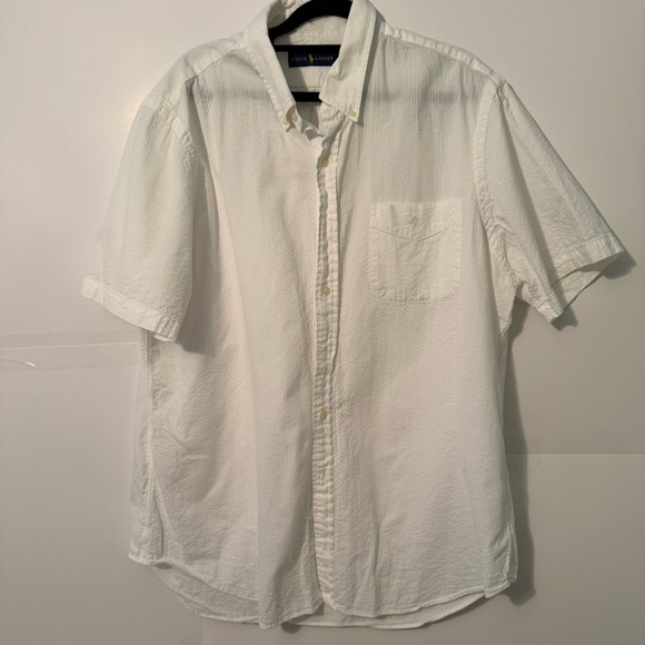 Ralph Lauren Other - Ralph Lauren White Casual Button Down Shirt 100% cotton logo on pocket